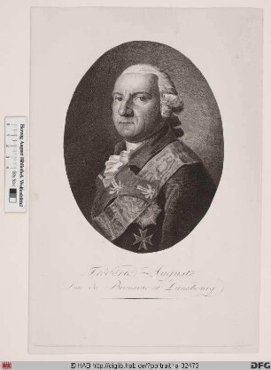 Bildnis Friedrich August, Herzog zu Braunschweig-Lüneburg-Oels
