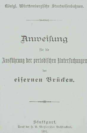 Prüfvorschrift Württemb. Staatsbahnen 1891