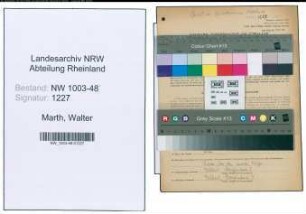 Entnazifizierung Walter Marth , geb. 20.03.1918 (Kaufm.Angestellte)
