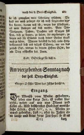 Am [sechzehenden] Sonntag nach der heil. Drey-Einigkeit. - Am achtzehenden Sonntag nach der heil. Drey-Einigkeit.