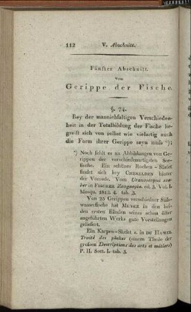 Fünfter Abschnitt. Vom Gerippe der Fische