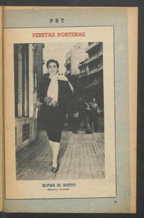 Elvira M. Souto, maestra normal - [Fotografía] : Pebetas porteñas