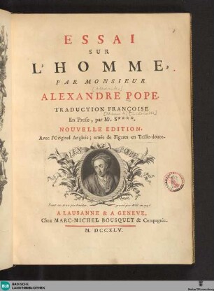 Essai sur l'homme