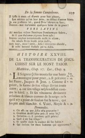 299-304, Histoire XXVIII - XXIX