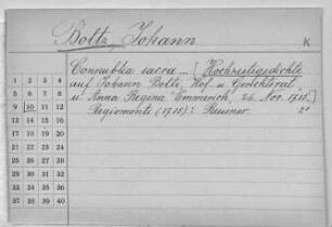 Boltz, Johann - Boltz, Nikolaus