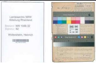 Entnazifizierung Heinrich Wollersheim , geb. 02.11.1890 (Beamter)