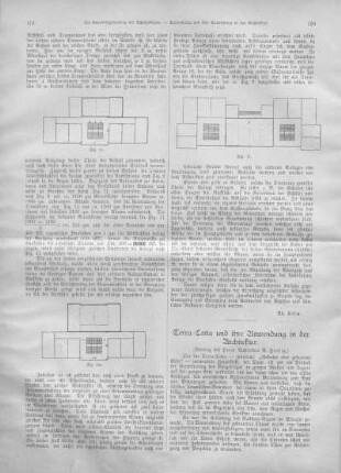 Terra-Cotta und ihre Anwendung in der Architektur.