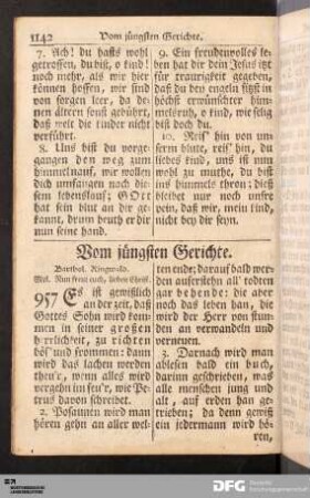 Vom jüngsten Gerichte.