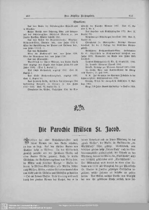 Die Parochie Mülsen St. Jacob