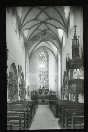 Klosterkirche, Inneres gegen Osten