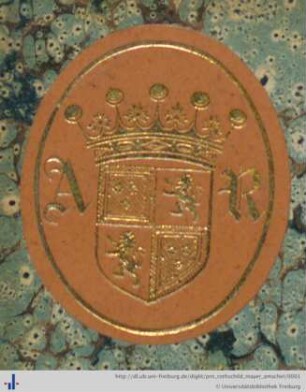[Provenienz]: Rothschild, Mayer Amschel von
