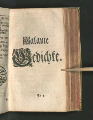 Galante Gedichte.