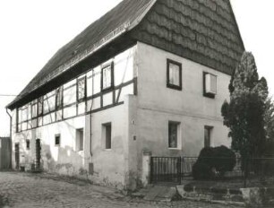 Dresden-Strehlen, Kreischaer Straße 16. Wohnstallhaus (um 1825). Straßenansicht