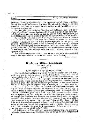 Beiträge zur sittlichen Lebenskunde : (Schluß)