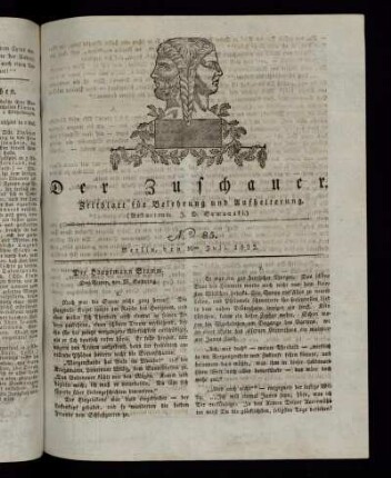 No. 85 - 16. Juli 1822