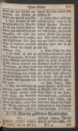 XLVII. Von der geistlichen Wachsamkeit