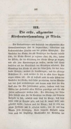 56-63 Die erste, allgemeine Kirchenversammlung zu Nicäa