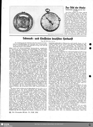 Schmuck und Edelsteine deutscher Herkunft