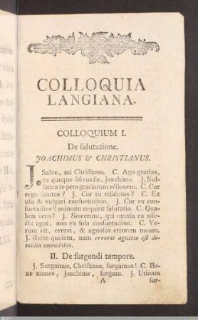 Colloquia Latina.