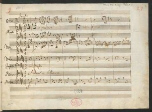 La grotta di Trofonio. Auszüge. Arr; T, orch; A-Dur; AngS 111; BPI 24.I.9