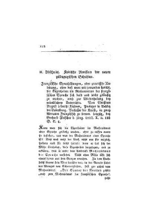 Kritische Revision der neuen pädagogischen Schriften