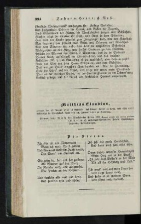 Matthias Claudius