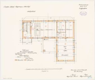 Geschäftsgebäude der Königlichen Regierung, Düsseldorf Stallgebäude: Grundriss EG 1:50