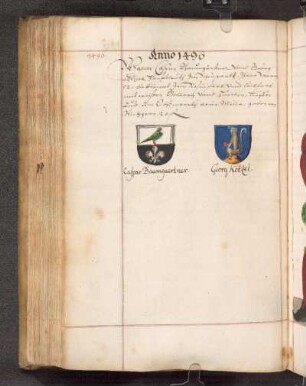 Wappen Caspar Baumgaertner; Georg Kötzel