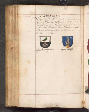Wappen Caspar Baumgaertner; Georg Kötzel