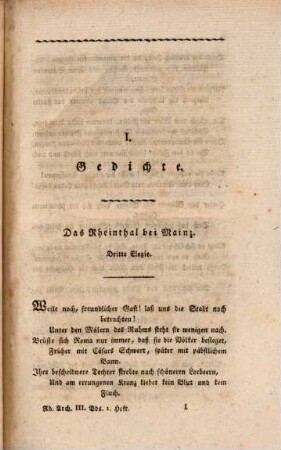 Rheinisches Archiv für Geschichte und Litteratur, 3. 1810, 1 = Heft 9 des Jahrgangs 1810 (Sept.)