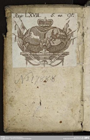 Exlibris: Friedrich August Herzog zu Braunschweig-Oels