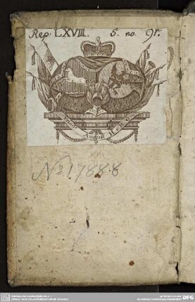 Exlibris: Friedrich August Herzog zu Braunschweig-Oels