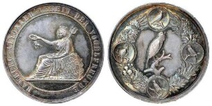 Prämienmedaille des Hamburg-Altonaer-Vereins der Vogelfreunde