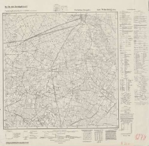 2691 Willenberg (Süd), Topographische Karte 1:25000 (4cm - Karte)