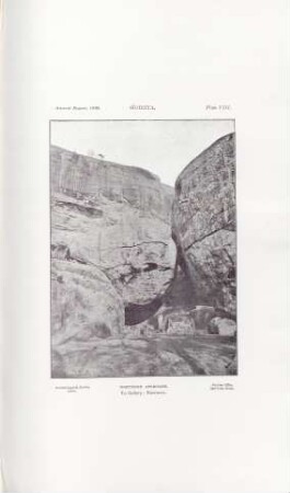 Plate VIII. Sígiriya. Northern Approach. To Gallery: Entrance