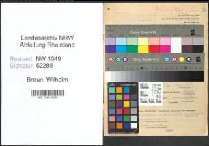Entnazifizierung Wilhelm Braun , geb. 18.05.1899 (Stadtinspektor)