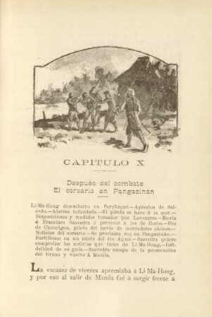 Capitulo X. Después del combate. El corsario en Pangasinán