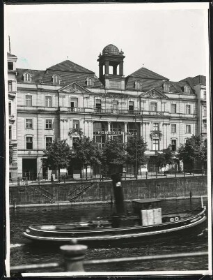 Theaterbau des Komödienhauses, Berlin: Ansicht von Süden