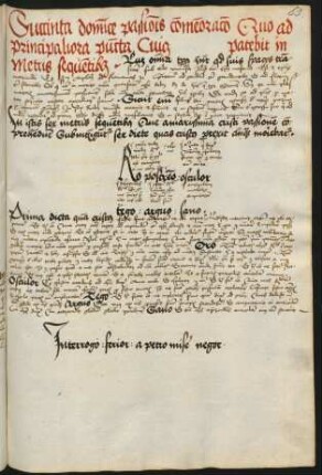 Dominicae passionis commemoratio (glossiert)