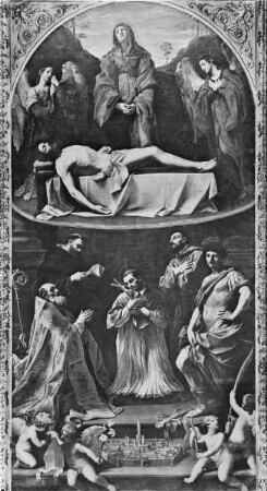 Pietà mit den Heiligen Petronius, Domenicus, Carlo Borromeo, Franziskus und Procolus (genannt Pietà dei Mendicanti)