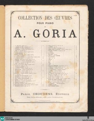 1re. étude en mi bémol : op. 7