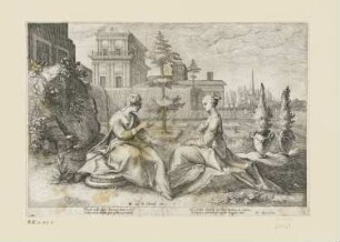 Juno warnt Semele, Blatt 5 der Folge "Ovids Metamorphosen Buch III"