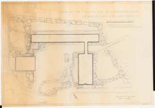 Garten- und Freianlagen der Realschule, Grevenbroich: Gestaltung der Gartenanlagen: Grundriss mit Bepflanzungsplan 1:200