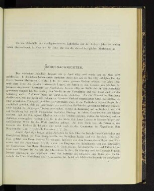 Schulnachrichten.