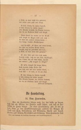 Die Haushaltung