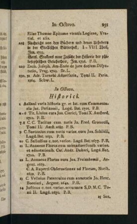 251-264, Historici. - Grammatici et Lexicographi.