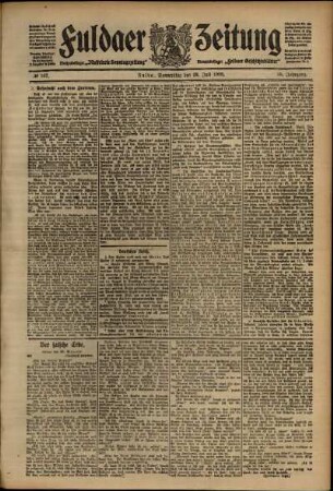 Ausgabe vom Donnerstag, den 23. Juli 1908.