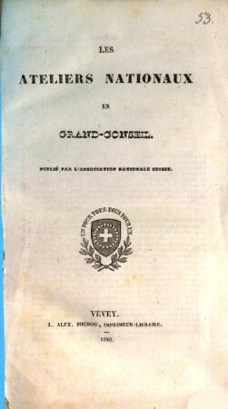 Les ateliers nationaux en grand-conseil