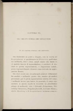 Capitolo VI. Gli Organi Seriali Dei Molluschi.