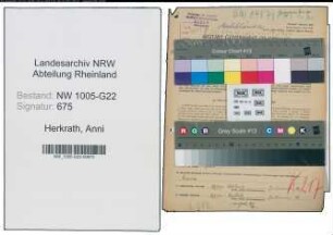 Entnazifizierung Anni Herkrath , geb. 03.11.1904 (Milchhandel)